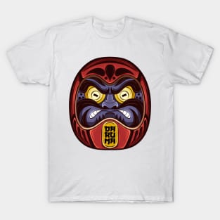 The Great Japanese Daruma 3 - Yabisan vector art - T-Shirt